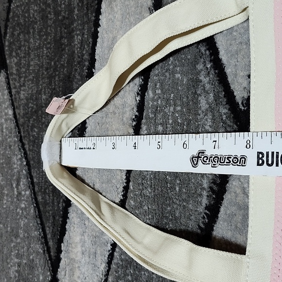 VICTORIA SECRET 2016 OMBRE SEQUINS STRIPED CANVAS CARRY-ALL TOTE BAG - Picture 6 of 10